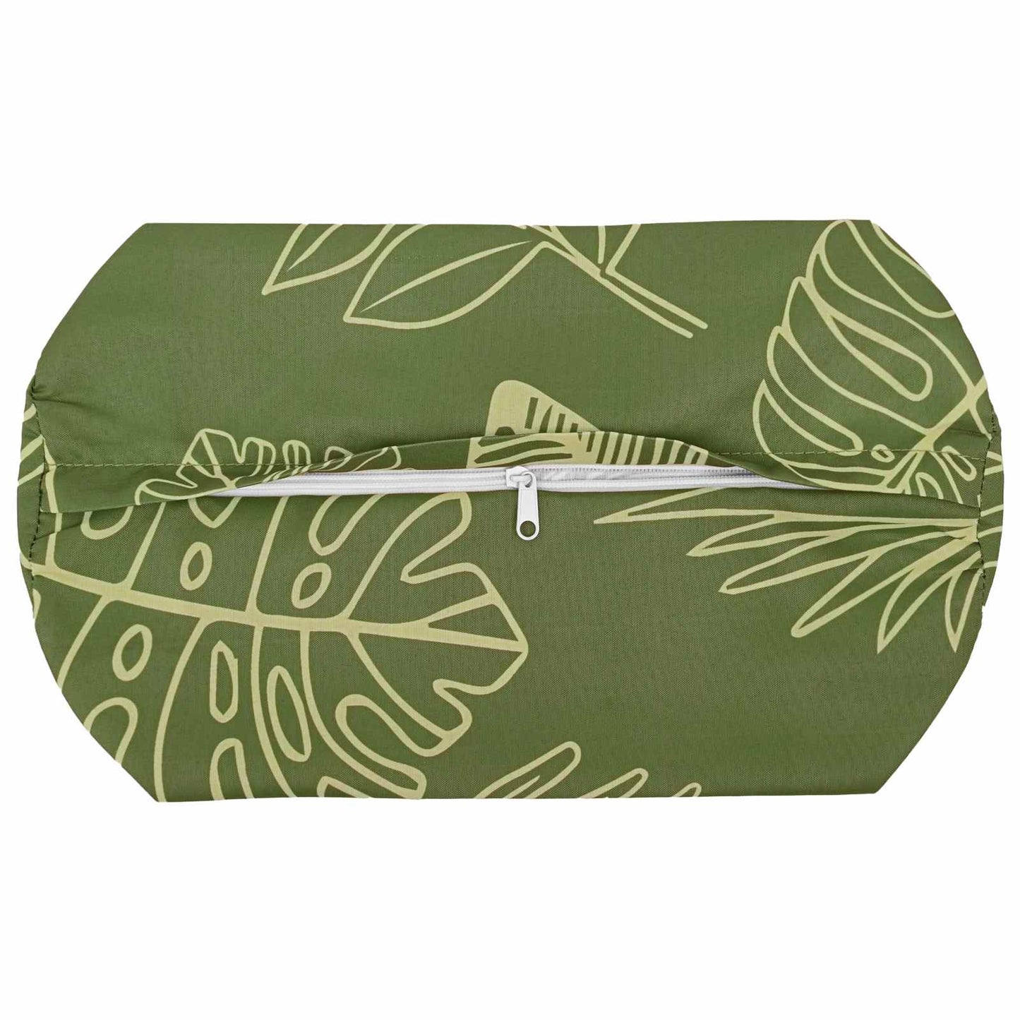 Cushion Cover 2 pcs HEERLEN Leaf Design Ø 15 x 40 cm Polyester
