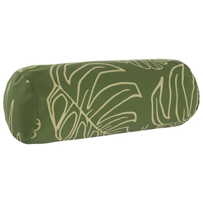Cushion Cover 6 pcs HEERLEN Leaf Design Ø 15 x 40 cm Polyester