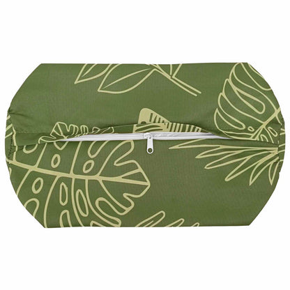 Cushion Cover 6 pcs HEERLEN Leaf Design Ø 15 x 40 cm Polyester