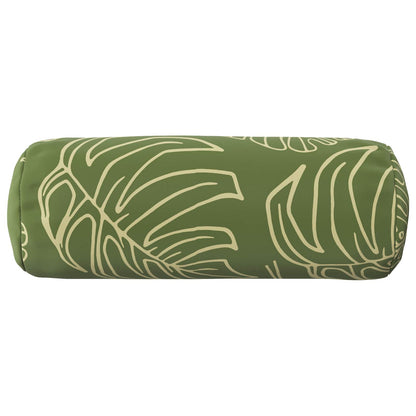 Cushion Cover 6 pcs HEERLEN Leaf Design Ø 15 x 40 cm Polyester