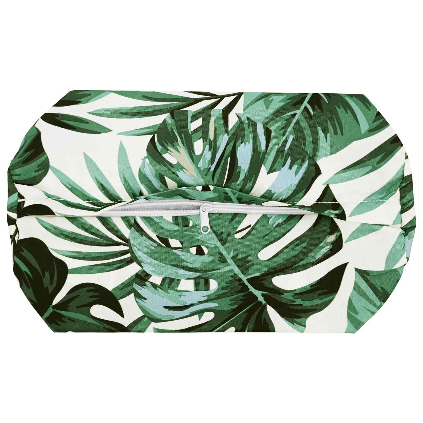 Cushion Cover 6 pcs HEERLEN Leaf Pattern Ø 15 x 40 cm Polyester