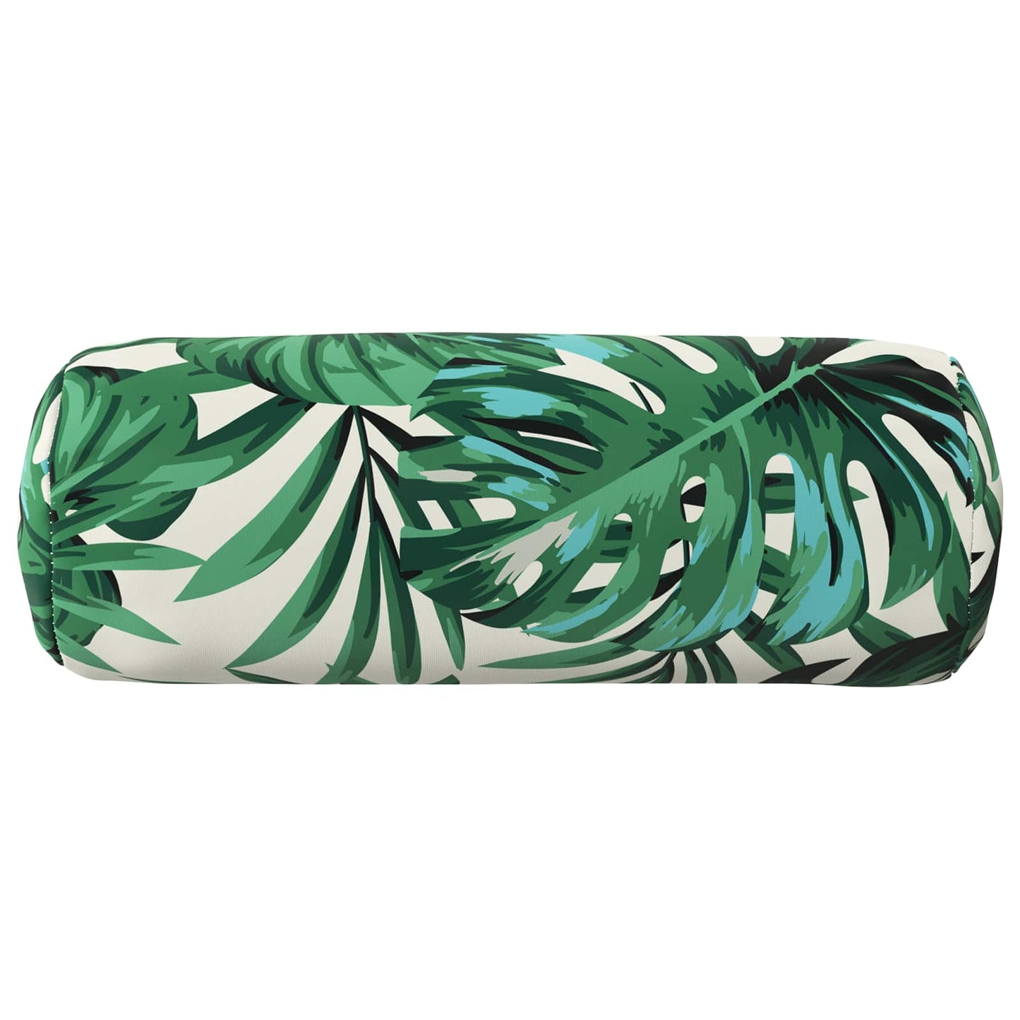 Cushion Cover 6 pcs HEERLEN Leaf Pattern Ø 15 x 40 cm Polyester