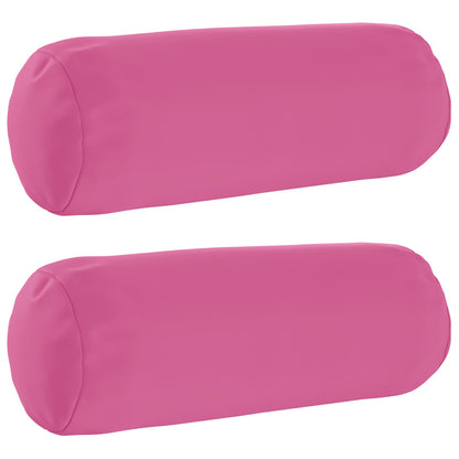 Cushion Cover 2 pcs HEERLEN Pink Ø 15 x 40 cm Polyester