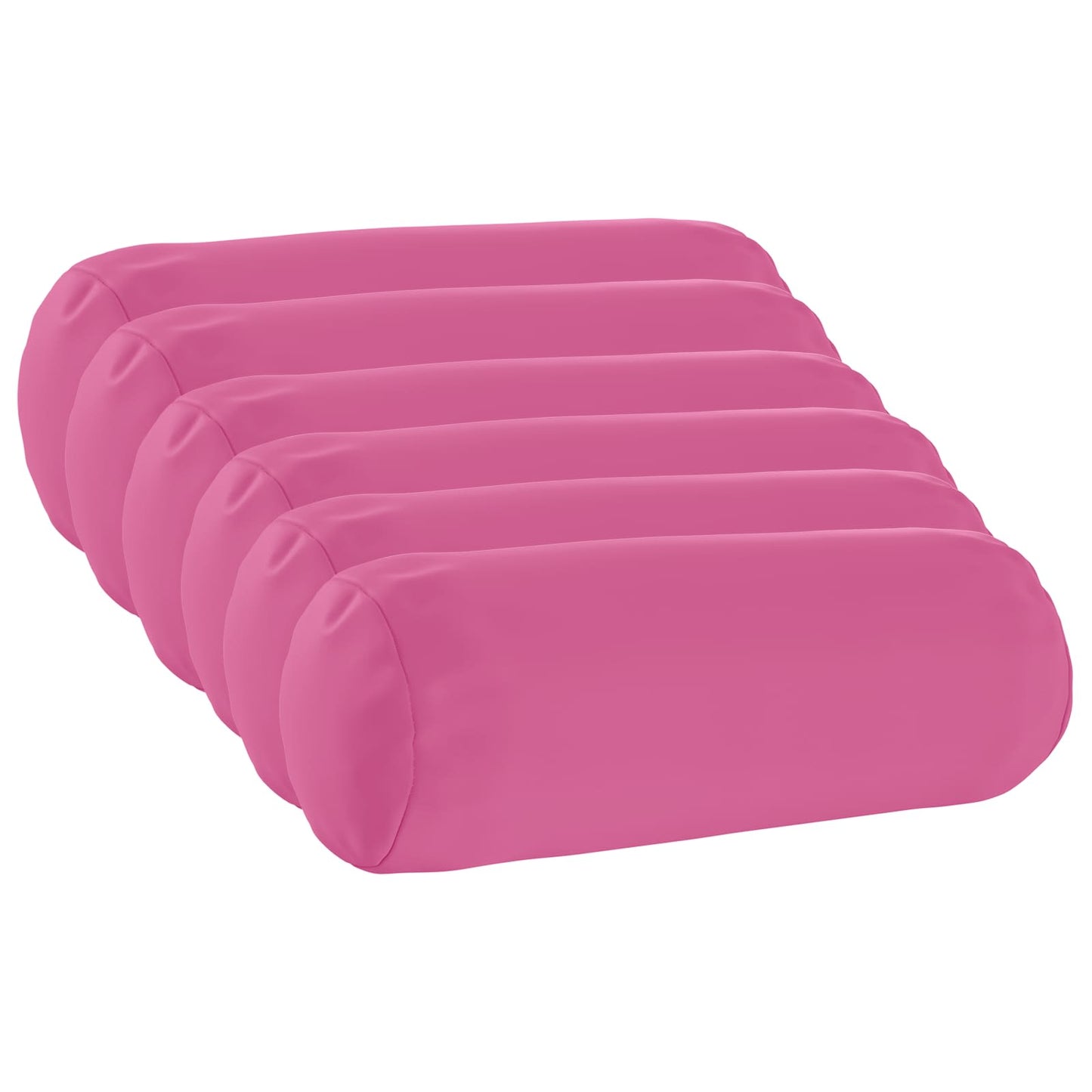 Cushion Cover 6 pcs HEERLEN Pink Ø 15 x 40 cm Polyester