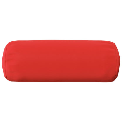 Cushion Cover 6 pcs HEERLEN Red Ø 15 x 40 cm Polyester