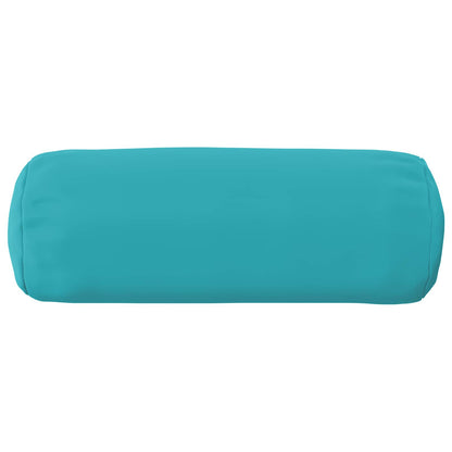 Cushion Cover 2 pcs HEERLEN Turquoise Ø 15 x 40 cm Polyester