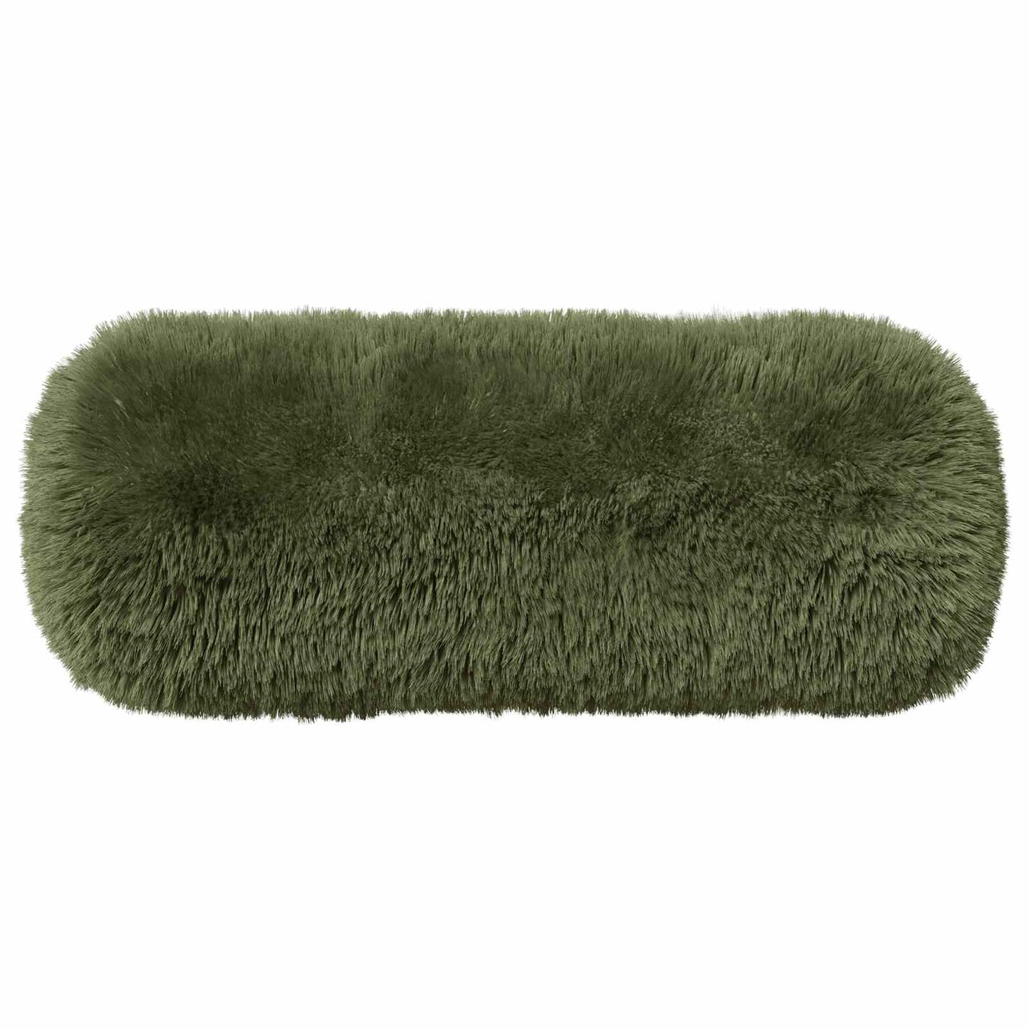 Cushion Cover 2 pcs HEERLEN Green Ø 15 x 40 cm PV Fleece