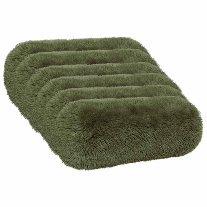 Cushion Cover 6 pcs HEERLEN Green Ø 15 x 40 cm PV Fleece