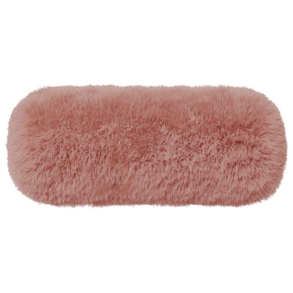 Cushion Cover 2 pcs HEERLEN Pink Ø 15 x 40 cm PV Fleece