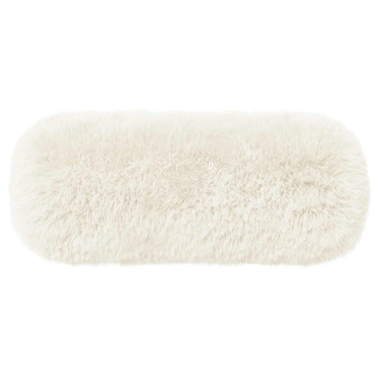 Cushion Cover 6 pcs HEERLEN White Ø 15 x 40 cm PV Fleece