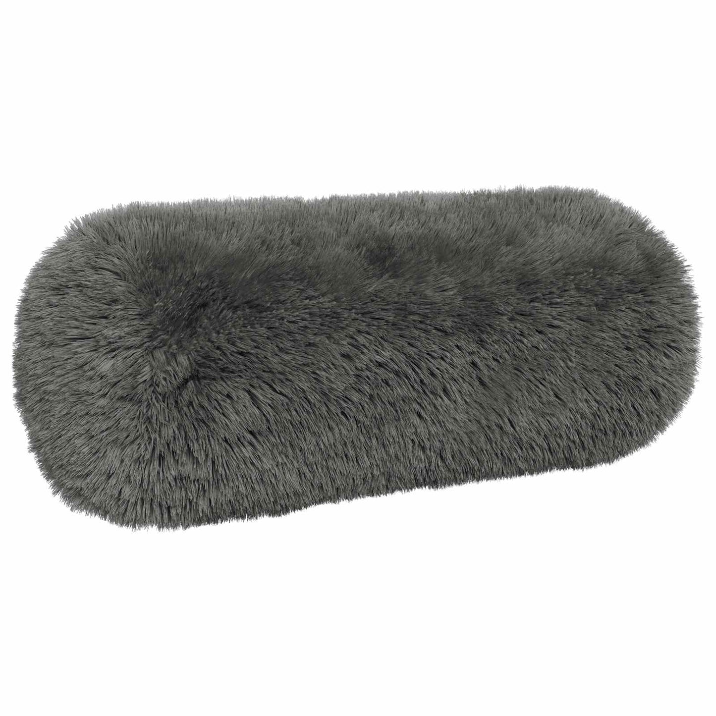 Cushion Cover 6 pcs HEERLEN Light Grey Ø 15 x 40 cm PV Fleece