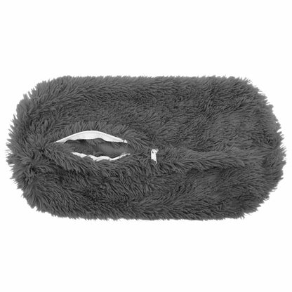 Cushion Cover 6 pcs HEERLEN Light Grey Ø 15 x 40 cm PV Fleece