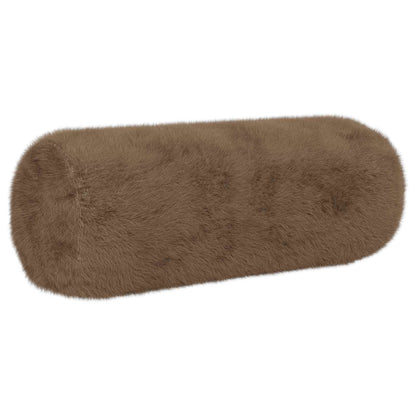 Cushion Cover 2 pcs HEERLEN Light Brown Ø 15 x 40 cm