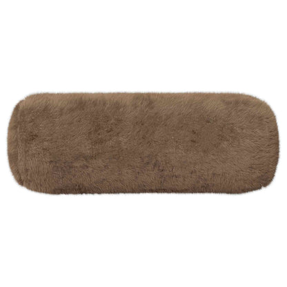 Cushion Cover 2 pcs HEERLEN Light Brown Ø 15 x 40 cm
