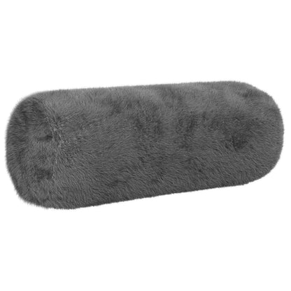 Cushion Cover 2 pcs HEERLEN Dark Grey Ø 15 x 40 cm