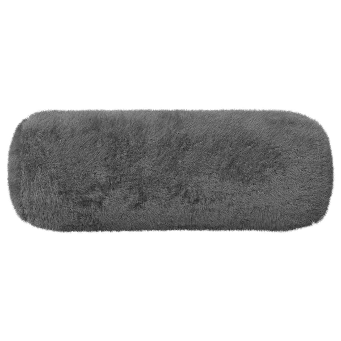 Cushion Cover 2 pcs HEERLEN Dark Grey Ø 15 x 40 cm