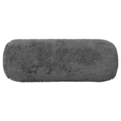 Cushion Cover 2 pcs HEERLEN Dark Grey Ø 15 x 40 cm