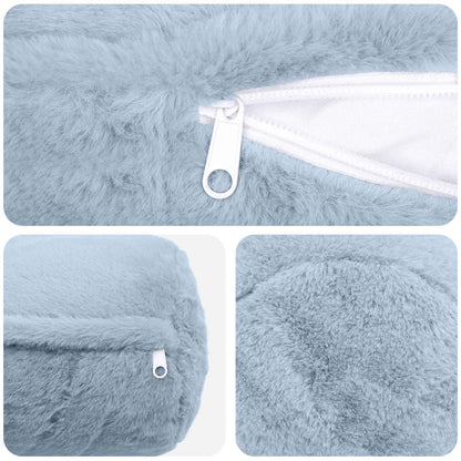 Cushion Cover 2 pcs HEERLEN Light Blue Ø 15 x 40 cm