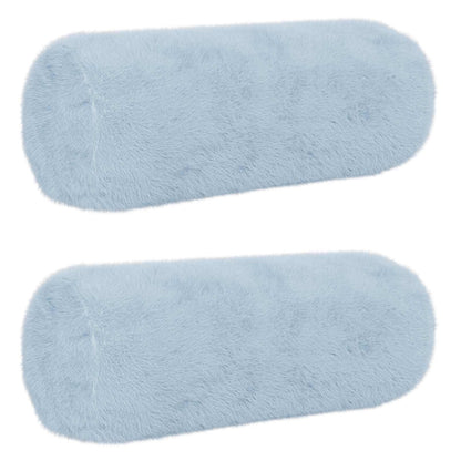 Cushion Cover 2 pcs HEERLEN Light Blue Ø 15 x 40 cm