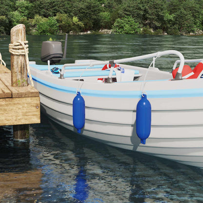 Boat Fenders 2 pcs Ø 11 x 40 cm Blue PVC