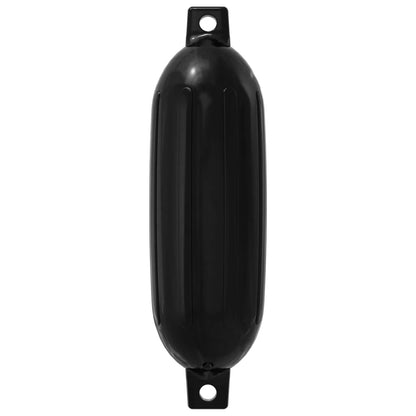 Boat Fenders 2 pcs Ø 14 x 50 cm Black PVC