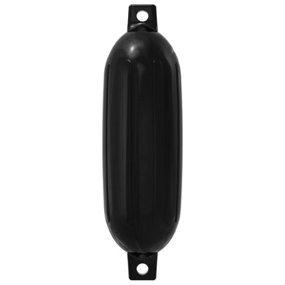 Boat Fenders 2 pcs Ø 16 x 58 cm Black PVC