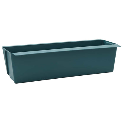 Flower Boxes for Euro Pallets 12 pcs Green 36 x 13.5 x 9.5 cm