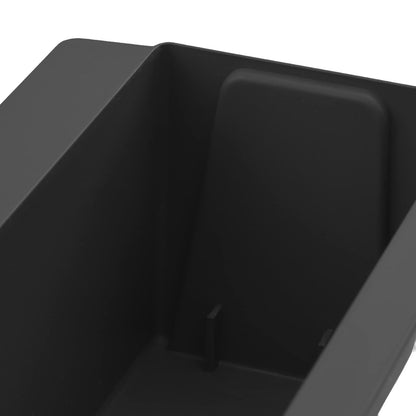 Flower Boxes for Euro Pallets 12 pcs Black 36 x 13.5 x 9.5 cm