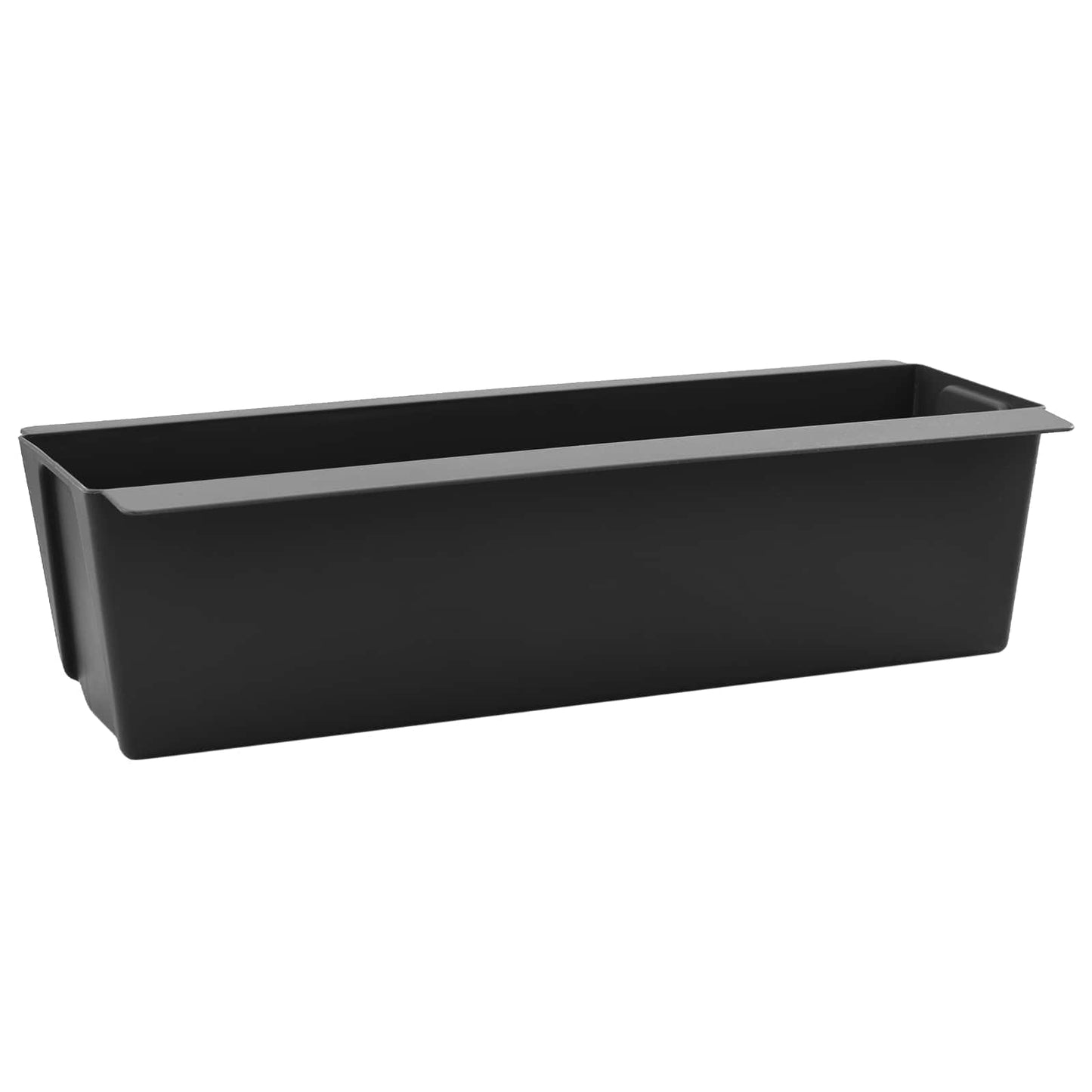 Flower Boxes for Euro Pallets 12 pcs Black 36 x 13.5 x 9.5 cm