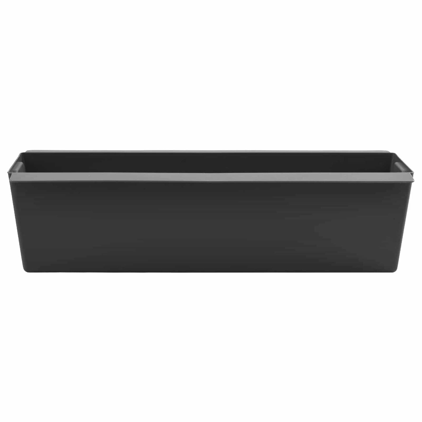 Flower Boxes for Euro Pallets 12 pcs Black 36 x 13.5 x 9.5 cm