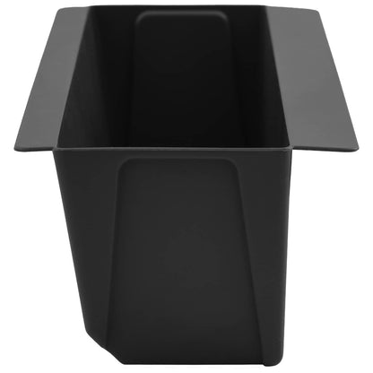 Flower Boxes for Euro Pallets 12 pcs Black 36 x 13.5 x 9.5 cm