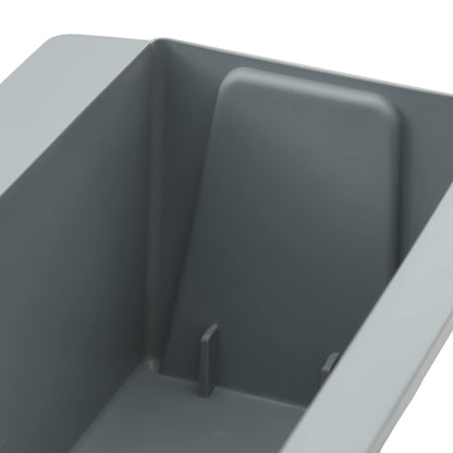 Flower Boxes for Euro Pallets 12 pcs Light grey