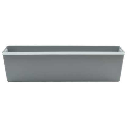 Flower Boxes for Euro Pallets 12 pcs Light grey