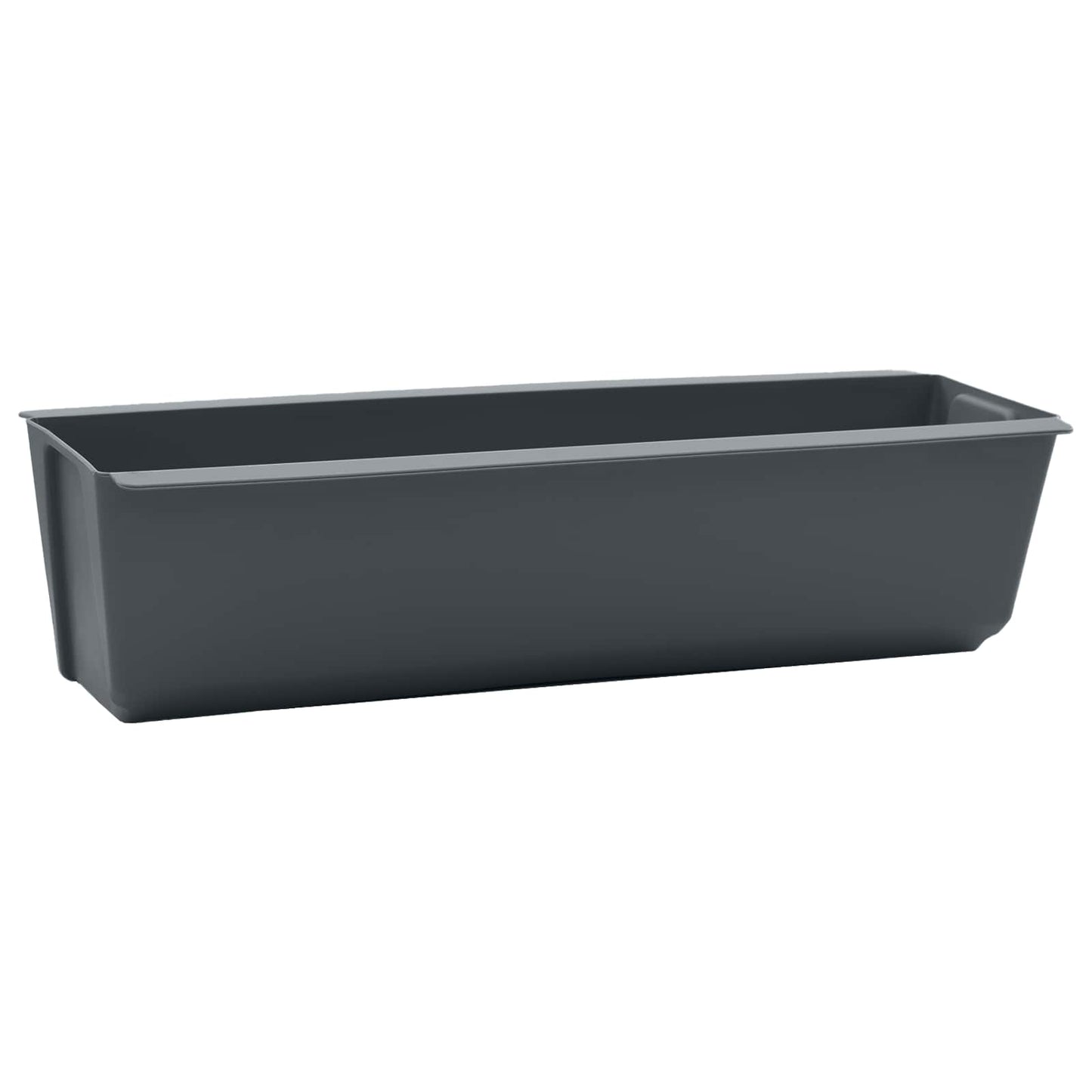 Flower Boxes for Euro Pallets 24 pcs Grey 36 x 13.5 x 9.5 cm