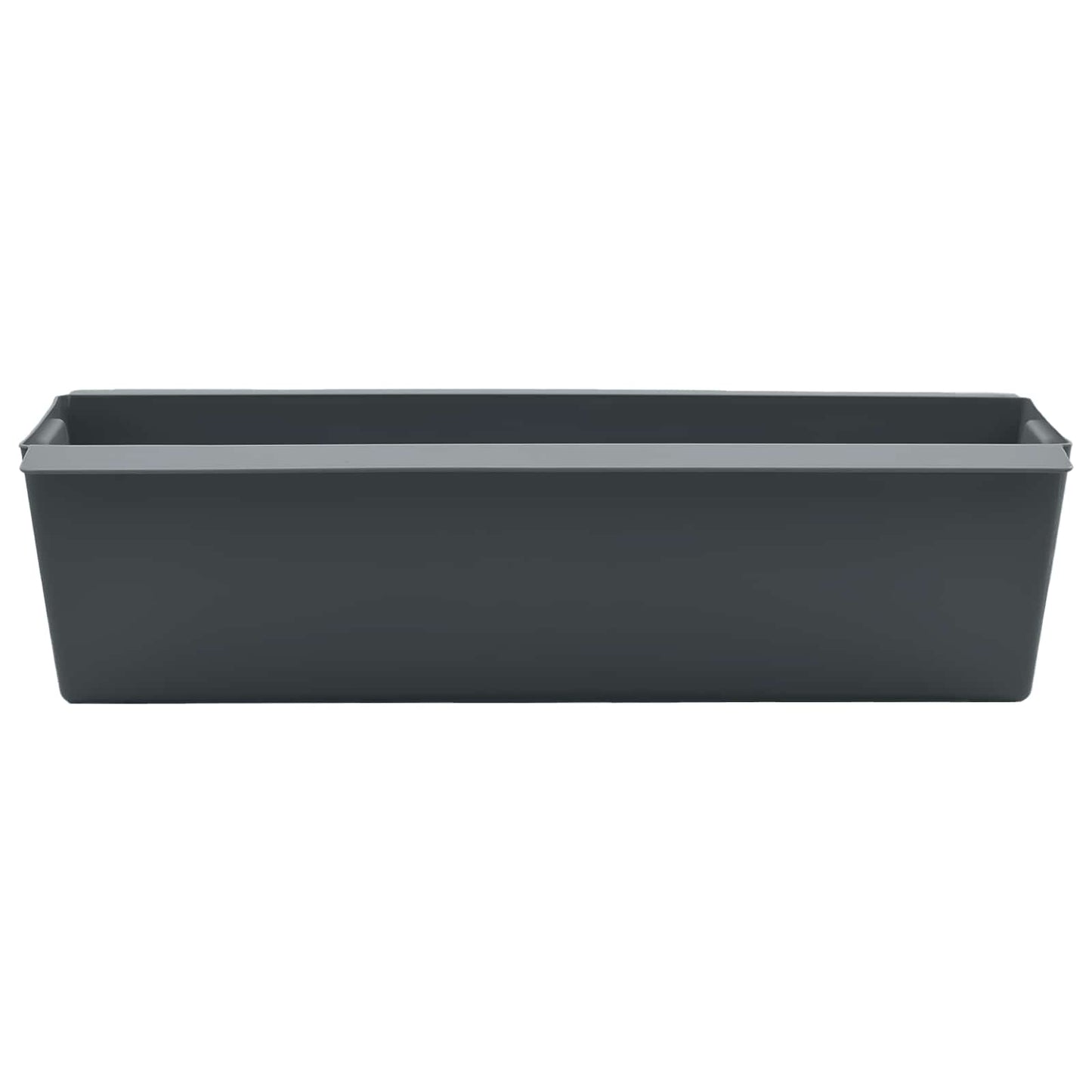 Flower Boxes for Euro Pallets 24 pcs Grey 36 x 13.5 x 9.5 cm