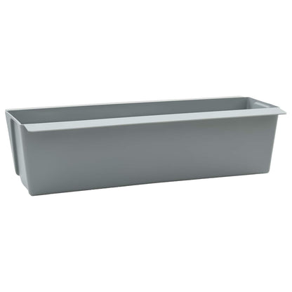 Flower Boxes for Euro Pallets 24 pcs Light grey