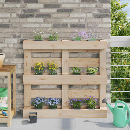 Flower Boxes for Euro Pallets 12 pcs Grey 13.5 x 9 x 9.5 cm