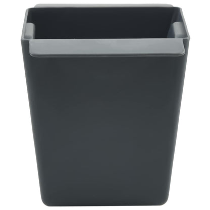 Flower Boxes for Euro Pallets 12 pcs Grey 13.5 x 9 x 9.5 cm