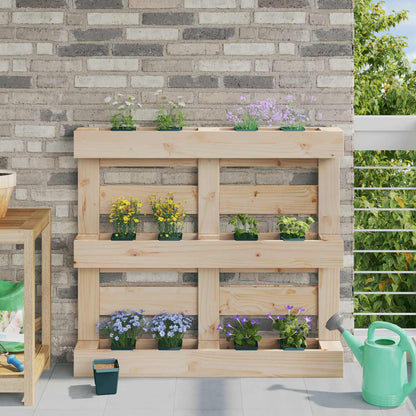Flower Boxes for Euro Pallets 12 pcs Green 14 x 9 x 9.5 cm