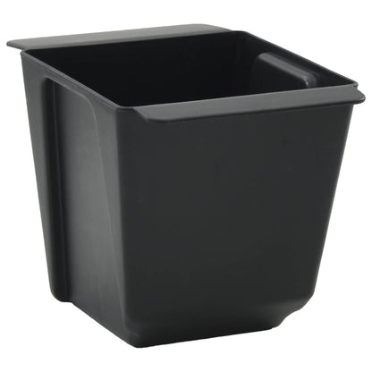 Flower Boxes for Euro Pallets 12 pcs Black 14 x 9 x 9.5 cm
