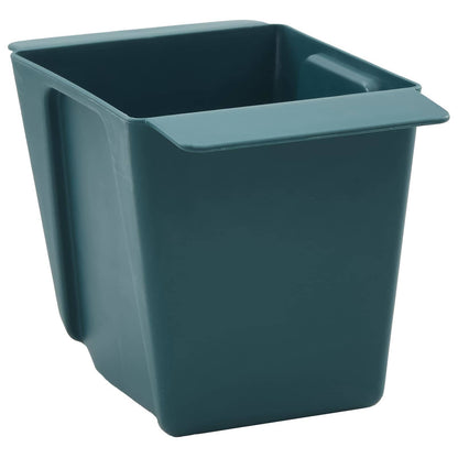 Flower Boxes for Euro Pallets 24 pcs Green 13.5 x 9 x 9.5 cm