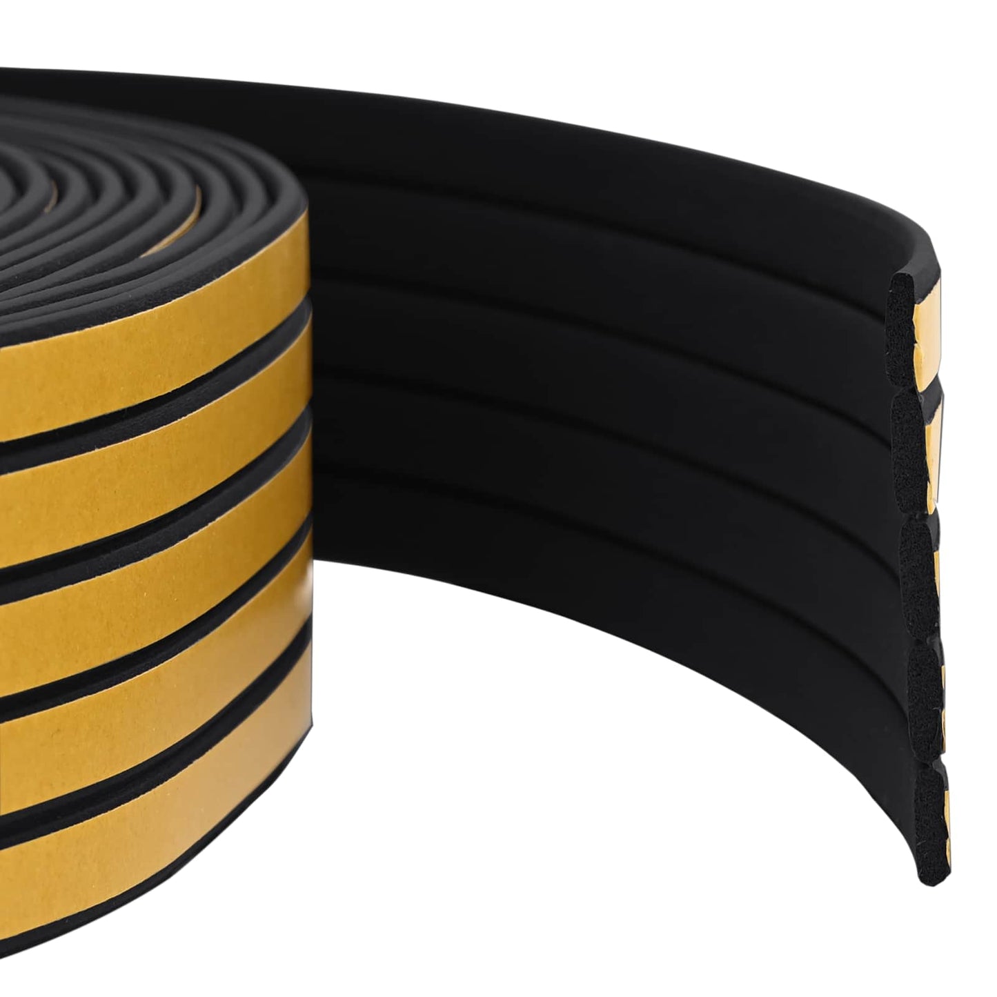 Self-Adhesive Window Seal Black 9 x 3 mm 12 m EPDM Foam