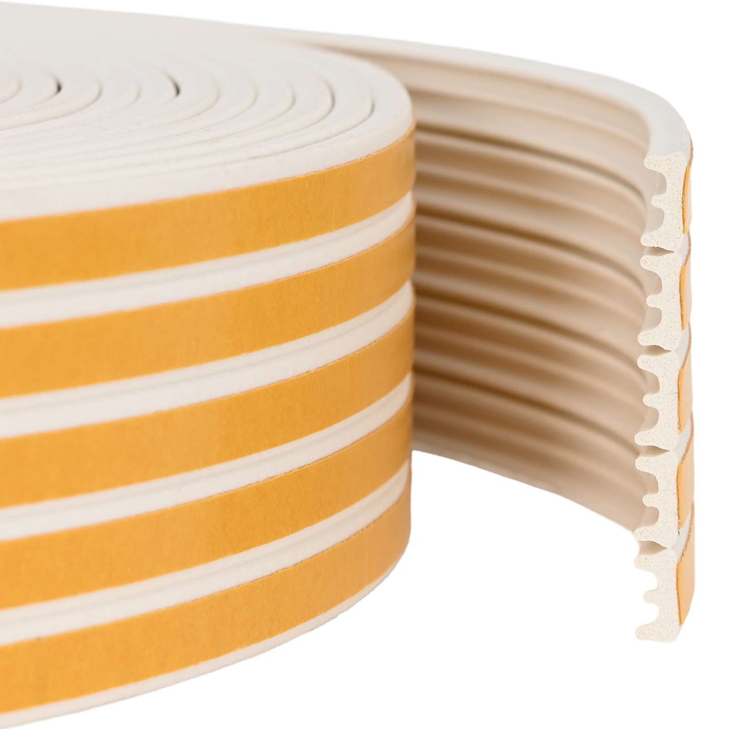 Self-Adhesive Window Seal White 15 x 8 mm 100 m EPDM Foam