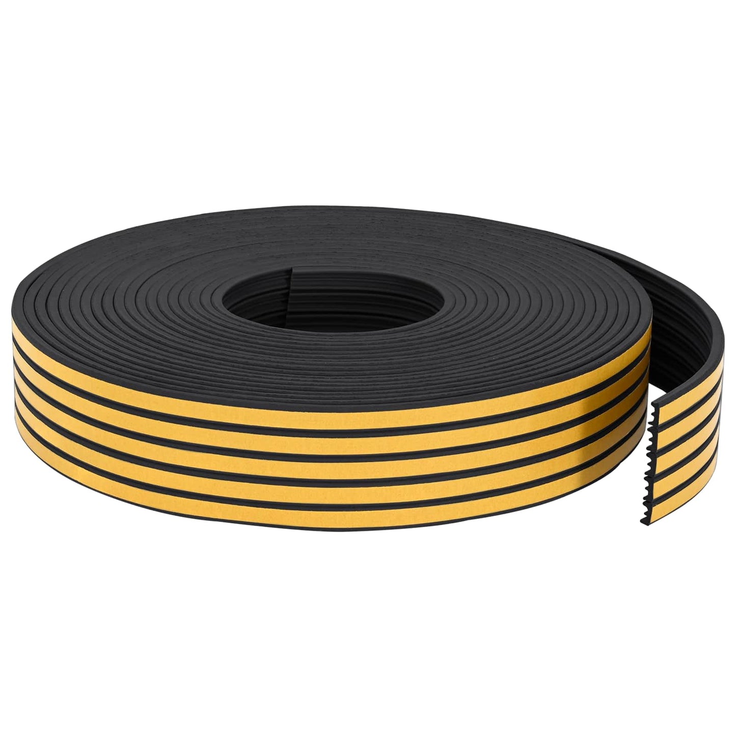 Self-Adhesive Window Seal Black 15 x 8 mm 12 m EPDM Foam