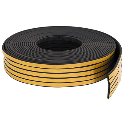 Self-Adhesive Window Seal Black 8 x 3 mm 25 m EPDM Foam