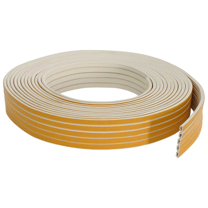 Self-Adhesive Window Seal White 10 x 6 mm 12 m EPDM Foam
