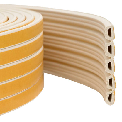 Self-Adhesive Window Seal White 10 x 6 mm 25 m EPDM Foam