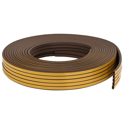 Self-Adhesive Window Seal Brown 10 x 6 mm 12 m EPDM Foam