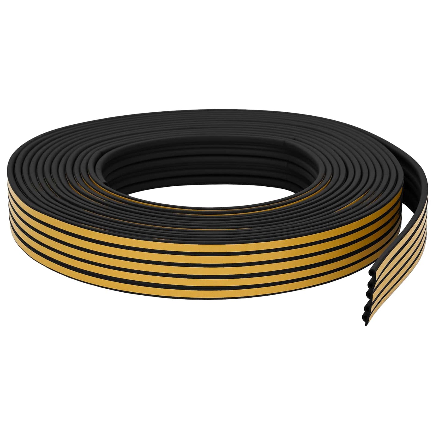 Self-Adhesive Window Seal Black 9 x 6 mm 25 m EPDM Foam