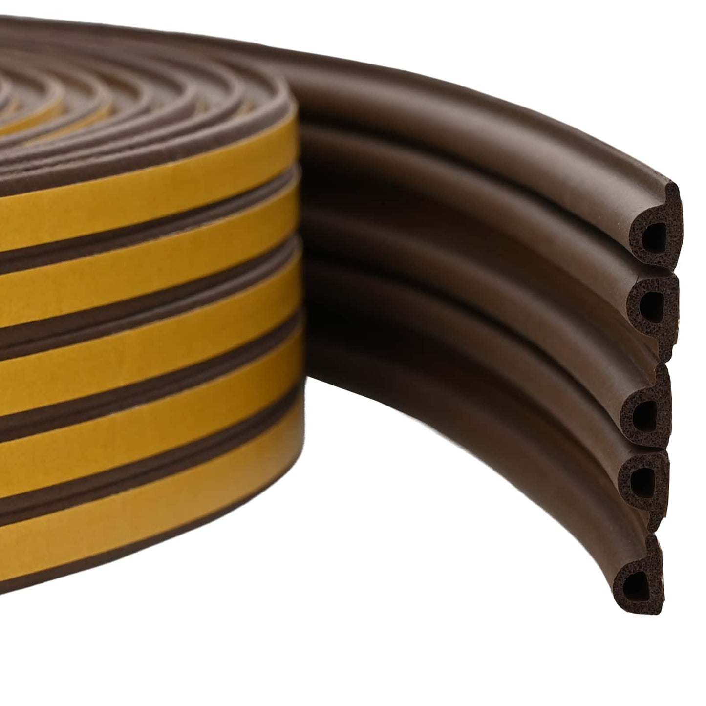 Self-Adhesive Window Seal Brown 9 x 6 mm 100 m EPDM Foam